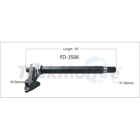 Surtrack Axle Cv Axle Shaft, Fd-3506 FD-3506